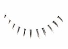Red Cherry #104 False Eyelashes, Black, Bottom Lash (Pack of 6 Pairs)