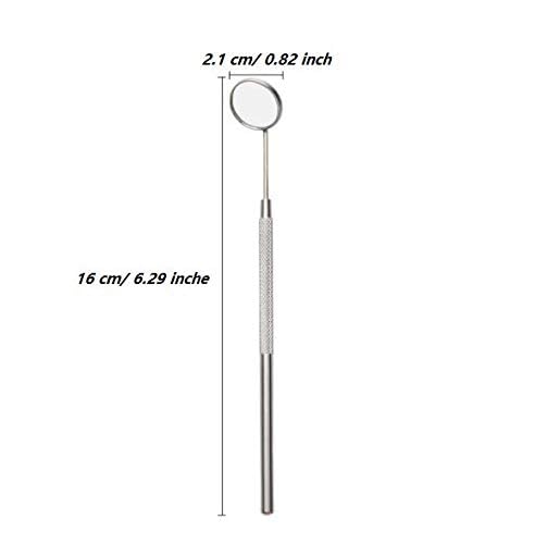 DNHCLL Makeup Mirror for Eyelash Extensions,Dental Examination Mirror Detachable Mini Mirrors Stainless Steel Beauty Tools for Observing Small Details