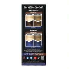 SPLAT MELTS COMPLETE KIT WITH BLEACH AND 2 SEMI-PERMANENT HAIR COLORS (Blueberry & Dark Chocolate)