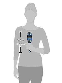 Conair Grip & Style Round Brush, Nylon Bristle Hair Brush for Blowout Styling, For Medium to Long Lengths, Ideal for Curly Hair