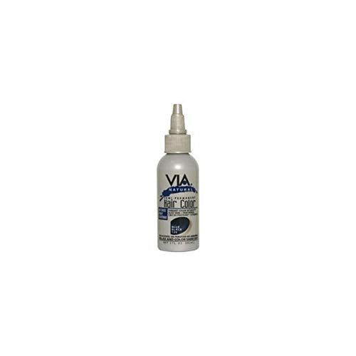 Via Natural Semi Permanent Hair Color 4 Oz 126. Blue Black