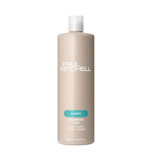 Paul Mitchell Shampoo Two, Clarifying Shampoo, Deep Cleanses + Removes Buildup, For All Hair Types, Especially Oily Hair, 16.9 fl. oz. Beauty and Personal Care Paul Mitchell Default Title