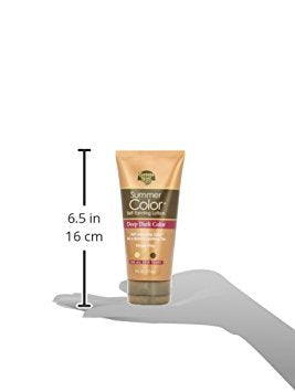 Banana Boat Summer Color Self Tanning Lotion, 6oz | Self Tanner, Deep Dark Color for All Skin Tones, Gradual Tanning Lotion, Sunless Tanner, 6oz (Pack