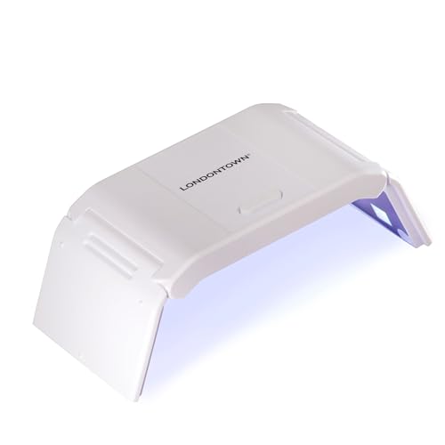 LONDONTOWN Foldable UV/LED Gel Lamp - Portable Curing Mini Desk Light, Professional Travel Friendly Dryer Tool for At Home Manicures Beauty & Personal Care LONDONTOWN