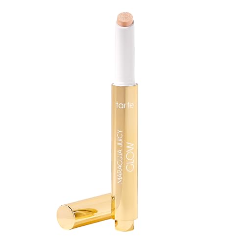 tarte maracuja juicy glow highlight - Highlighter with Vitamin E to Hydrate, Blur appearance for a Smooth Buildable & Luminous Radiant Finish, Vegan