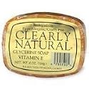 Clearly Natural Bar Soap Glycerine Vit E 4 Oz