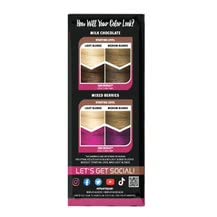 SPLAT MELTS COMPLETE KIT WITH BLEACH AND 2 SEMI-PERMANENT HAIR COLORS (Mixed Berries & Milk Chocolate)