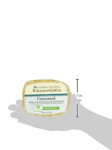 Clearly Naturals Unscented Glycerin Soap (12x4 Oz)12