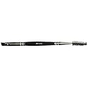 Ardell Duo Brow Brush Grooming Tool, 2-in-1 Angled Eyebrow Brush with Spoolie, For Natural looking Brow