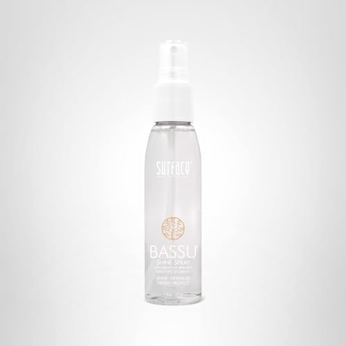 Surface Hair - Bassu Leave In Shine Spray -Shines, Detaingles, Protects & Softens- 4 fl oz