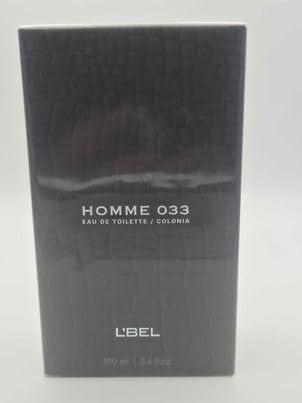 L'Bel HOMME 033 for Men Eau de Toilette Atomiseur by L'BEL PARIS 3.4 Oz (3.4 Oz)