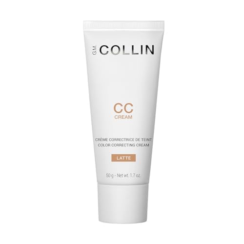G.M. COLLIN CC Cream (Latte) | Tinted Face Moisturizer | Color Correcting Skin Care with Hydrating Hyaluronic Acid