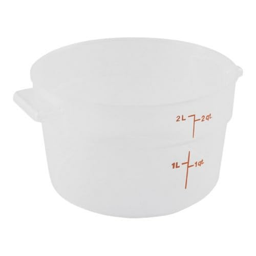 Cambro (RFS2PP190 2 Qt. Round Polypropylene Food Storage Container - Camwear
