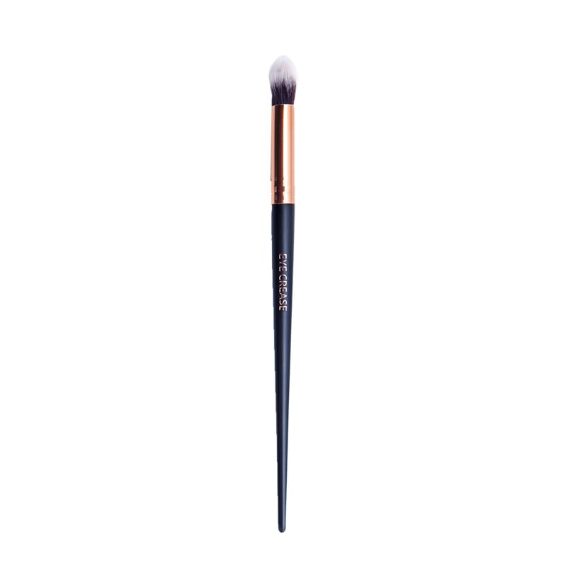 Shaina B. Miami Crease Eye Brush - Fluffy Eyeshadow Blending Brush for Precision Crease Definition, Soft Synthetic Bristles for Cream & Powder