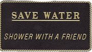 BERNARD ENGRAVING Fun Plaque (Save Water Shower With A Friend) Co.
