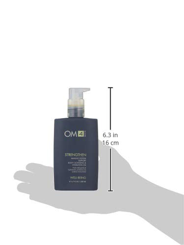 Organic Male OM4 Strengthen: Immune System Support Body Cleansing & Hydration Oil Mens Moisturizing Bath and Shower Oil