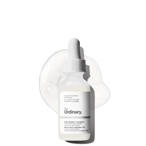 The Ordinary Multi-Peptide + Hyaluronic Acid, Anti-Aging Peptide Serum for Crow’s Feet, Elasticity & Firmness, 1 Fl Oz Beauty and Personal Care The Ordinary Default Title