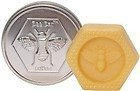 Honey House Solid Lotion Bee Bar (No Added Scent, 2 oz) New in Silver Embossed Tin Case