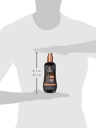 Australian Gold Spf#30 Spray Gel With Bronzer 8 Ounce (237ml) (3 Pack)