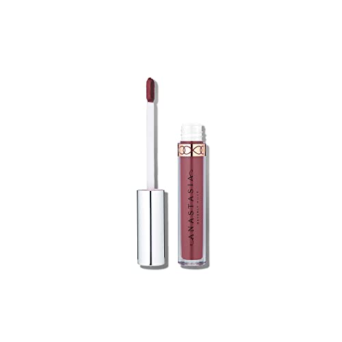 Anastasia Beverly Hills Liquid Lipstick - Full-Pigment Long-Wearing Matte Liquid Lip Color with Smudge-Resistant Comfortable Wear for Bold Defined Lips - Dusty Rose