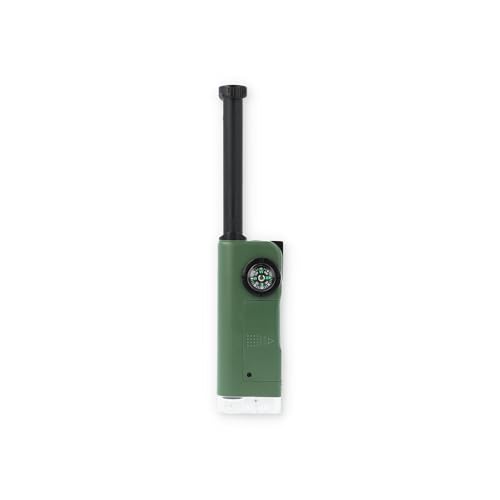 Carson X-Scope 7-in-1 Kids Optical Tool – Pocket Microscope, Telescope, Magnifier, Flashlight, Whistle, Compass & Digital Clock (CP-11)