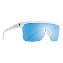 SPY Flynn 5050 Matte White - Happy Boost Polar Ice Blue Mirror