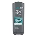 Dove Men + Care Blue Eucalyptus + Birch 24hr Nourishing Micromoisture Body + Face Wash 18 fl oz 532 mL