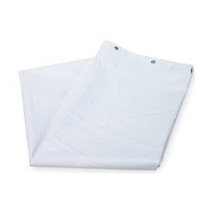 Shower Curtain, Cotton Duck, White, 72x72