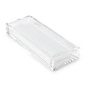 Huang Acrylic Clear Hand Towel Tray 11"x4" (10.5"x3.5" Internal) | for Bathrooms, Kitchens, Hosting, Picnics, Parties | Long Lasting Premium Acrylic…