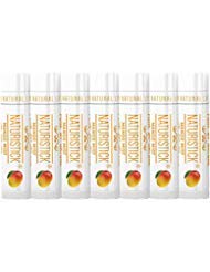 7-Pack Premium Beeswax Lip Balm by Naturistick | Chemical-Free, 100% Natural Chapstick for Dry, Chapped Lips | Made with Coconut Oil, Shea Butter