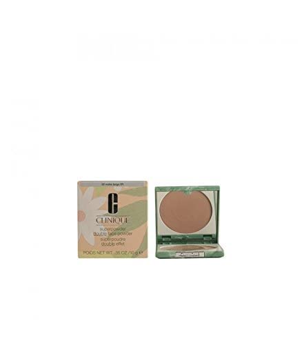 Clinique Superpowder Double Face Powder Foundation Makeup | 2-in-1 Powder + Foundation | Medium Coverage + Matte Finish, 0.35 oz, Light