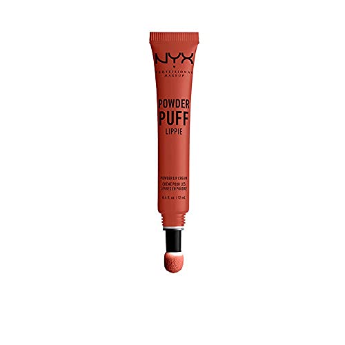 NYX PROFESSIONAL MAKEUP Powder Puff Lippie Lip Cream, Liquid Lipstick - Teacher's Pet (Orange Brown)