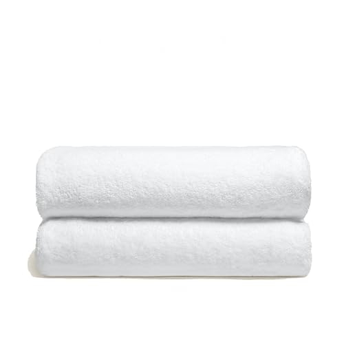 Italic Ultraplush 100% Australian Cotton Towels - Set of 2 Luxury Bath Towels, Quick Dry Plush and Absorbent, Heavy Duty Large Bath Towels, 800GSM…