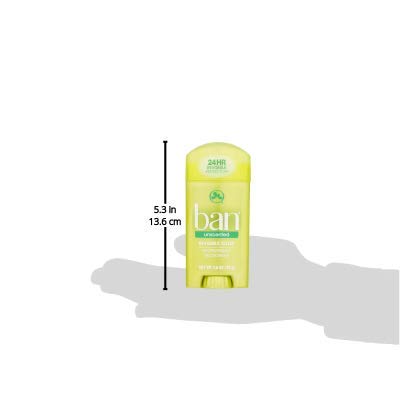 Ban Anti-Perspirant Deodorant Invisible Solid Unscented 2.60 oz Beauty and Personal Care Ban