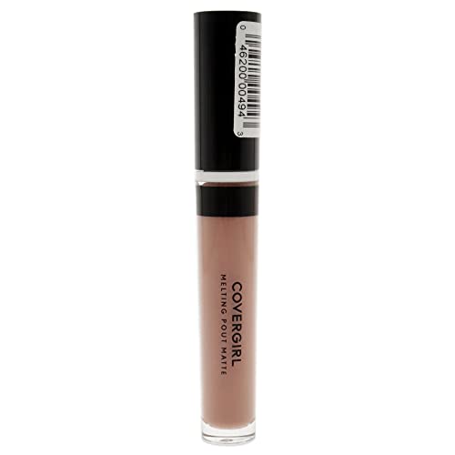 COVERGIRL Melting Pout Matte Liquid Lipstick, Champagne Showers, 0.11 Pound, 1 Count (packaging may vary)