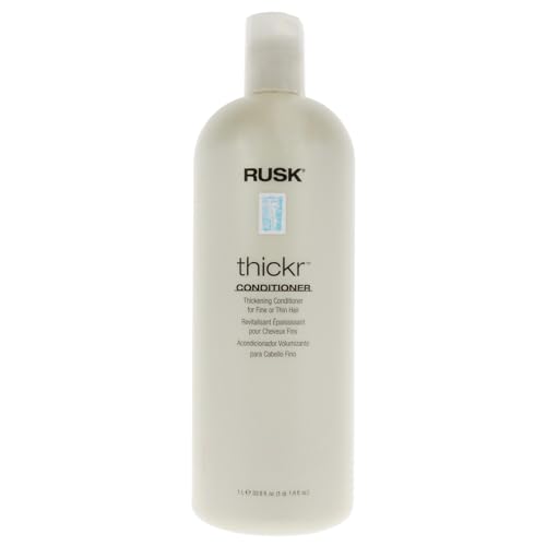RUSK Designer Collection Thicker Thickening Conditioner for Fine or Thin Hair, Daily-Use to Strengthen and Repair, Gives Full-Bodied Appearance, 33.8