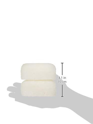 kai Body Buffer Rose, 2 Count, Innovative Bath sponges that Gently exfoliates Skin While Cleansing the Body with a Fresh + Clean Gardenia Rose