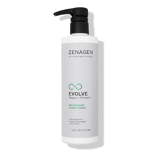 ZENAGEN Evolve Repair + Protect Nourishing Conditioner (Unisex) | Hydrates & Repairs Damaged Hair, Promotes Thicker Fuller Hair, Plant-Based