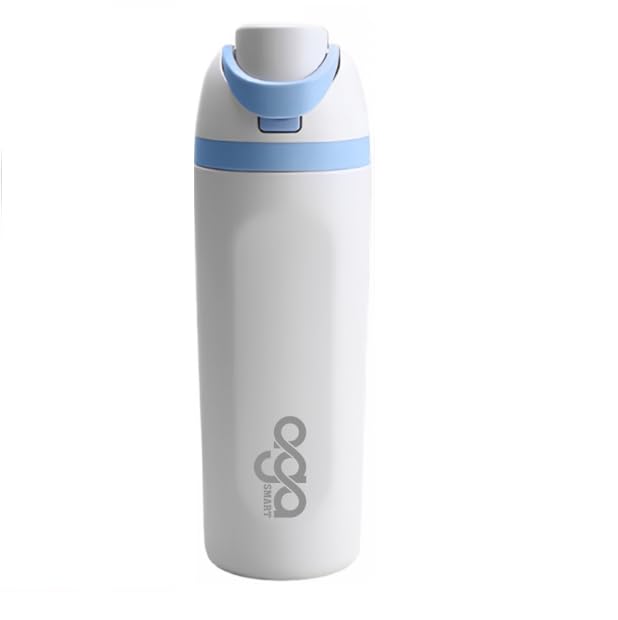AGASMART 20 Oz Insulated Stainless Steel Water Bottle with Leak Proof Lid, Carry On and Push Button, One-handed Operation, Travel Water Bottle