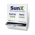 SunX SPF-30 Single-Use Sunscreen Lotion/Towelette Combo in Wallmount Dispenser, Box of 50