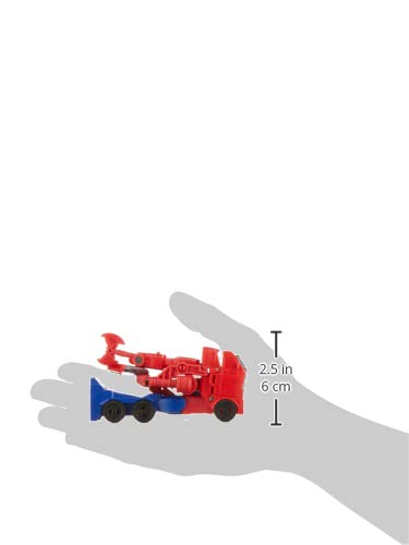 Transformers Bumblebee Cyberverse Adventures Dinobots Unite 1-Step Changer Optimus Prime 4.25-inch Action Figure for Kids Ages 6 and Up