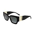 JIMMY CHOO NENA/S Black Gold/Dark Grey Shaded 51/21/145 women Sunglasses