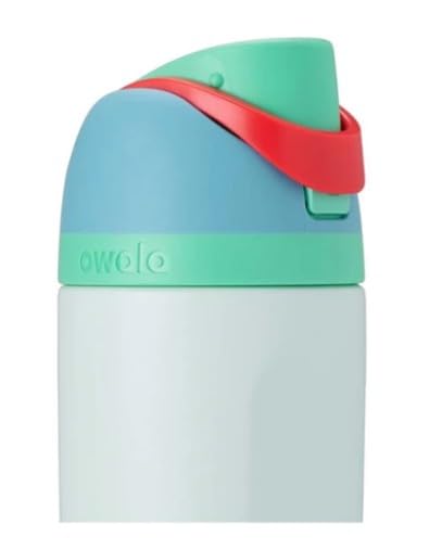 Owala FreeSip Kids 16 fl. oz. Rain Forest BPA Free Water Bottle with Spout Lid