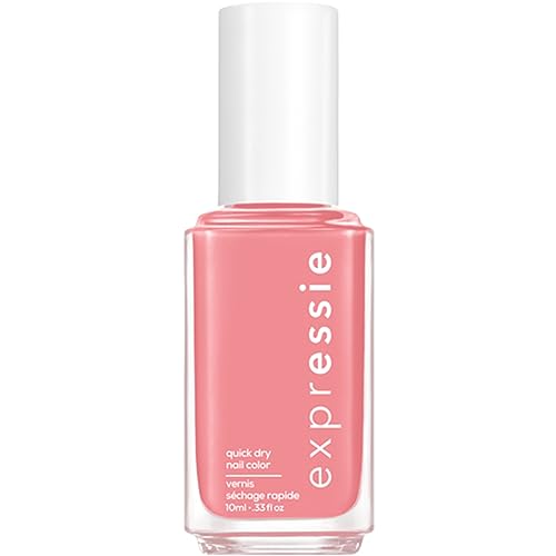 essie Expressie Nail Polish, Quick-Dry Rose Pink Nail Polish, Vegan, Second Hand, First Love, 0.33 fl oz Beauty & Personal Care essie