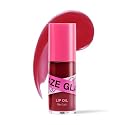 Innbeauty Project Glaze Lip Oil Merlot, Hydrating Vegan Lip Oil Gloss Hybrid, 0.2 OZ