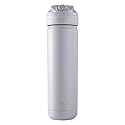 TAL Ranger Flip Water Bottle, 26 oz Capacity, Leak-Proof Lid with Straw, Easy-Carry Handle, Gray