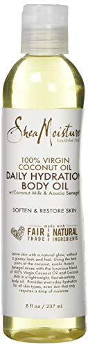 Shea Moisture 100% Virgin Coconut Oil Daily Hydration Body Oil, 8 Ounce