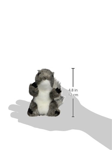 Folkmanis Mini Gray Squirrel Finger Puppet, 1 EA