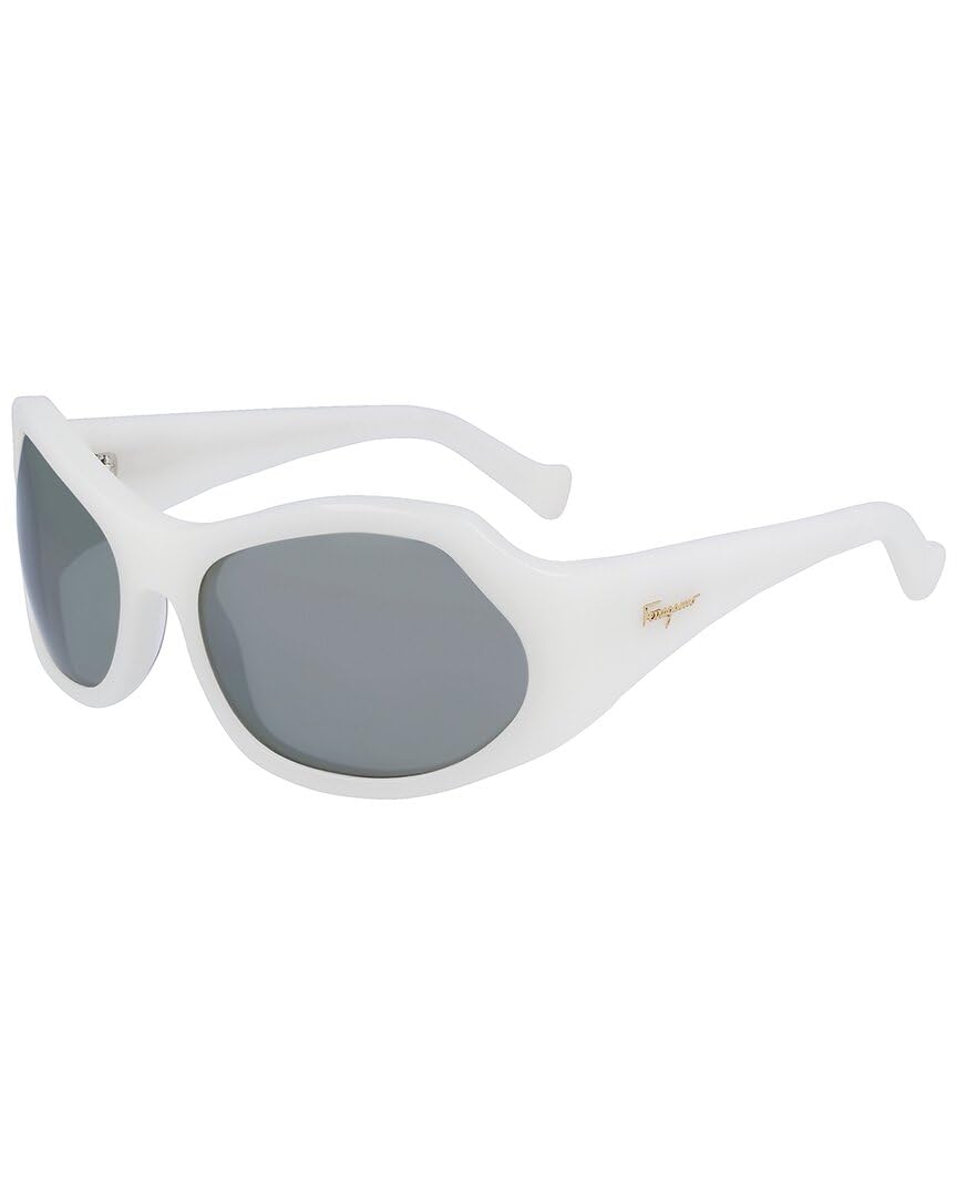 Ferragamo Unisex Sf1078s 59Mm Sunglasses, White