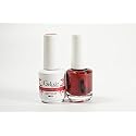 Gelixir Duo Matching Gel and Nail Polish, Made in USA. (104-Royal Red) Beauty & Personal Care Gelixir